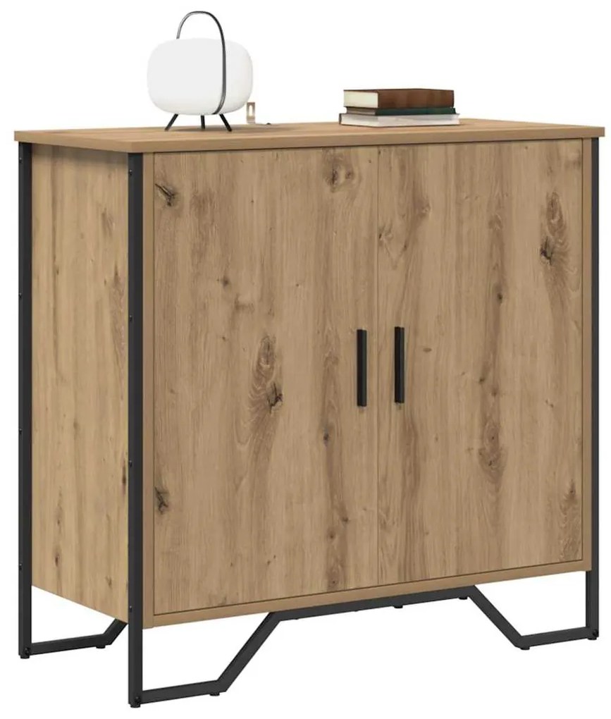 vidaXL Πλαϊνό γραφείο Καφέ 78 x 35.5 x 74.5 εκ. Επεξεργασμένο ξύλο