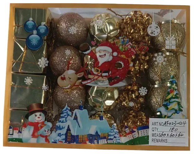 Σετ Χριστουγεννιάτικα Στολίδια 4εκ. 20τεμ