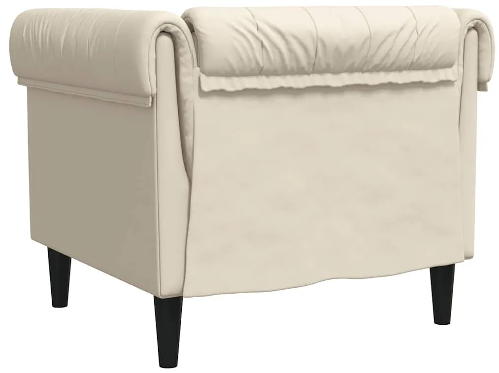 vidaXL Πολυθρόνα Chesterfield Λινό