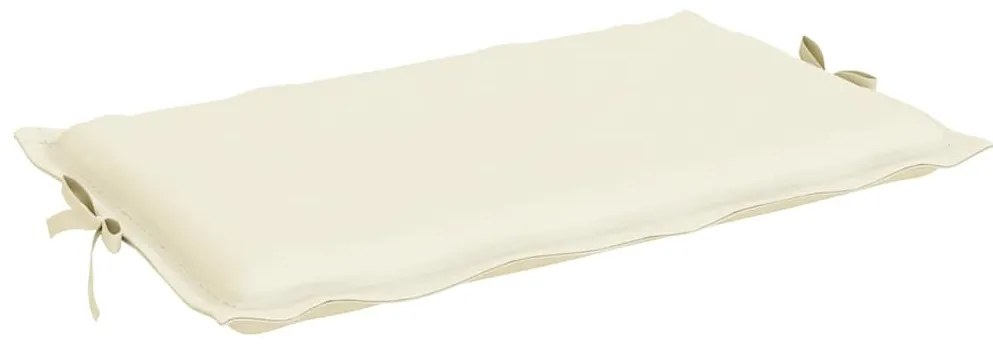 vidaXL Μαξιλάρι Ξαπλώστρας Κρεμ 186x58x4 εκ. από Ύφασμα Oxford