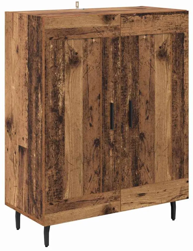 vidaXL Πλαϊνό γραφείο Παλιό Ξύλο 69,5 x 34 x 90 εκ.