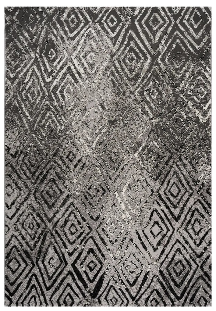 Χαλί (160x230) Polcarpet Damask 3889 Grey Black