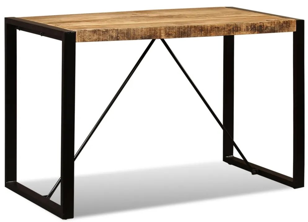 vidaXL Τραπεζαρία 120 εκ. από Μασίφ Ακατέργαστο Ξύλο Μάνγκο