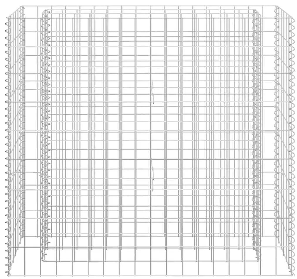 vidaXL Συρματοκιβώτιο-Γλάστρα Υπερυψωμένη 90x30x90 εκ. Γαλβ. Χάλυβας