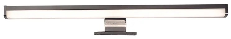 InLight Επιτοίχιο φωτιστικό LED 15W 4000K από πλαστικό σε χρώμιο απόχρωση D:60cm 1043-Α