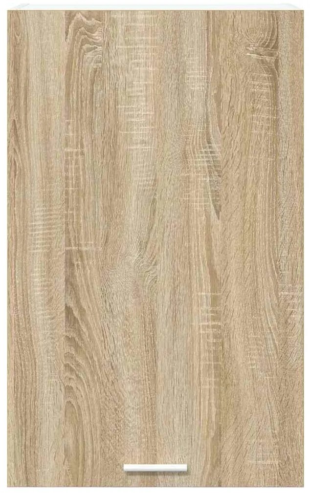 vidaXL Κρεμαστό ντουλάπι Σομόνα Δρυς και Λευκό 50 x 31 x 80 εκ.