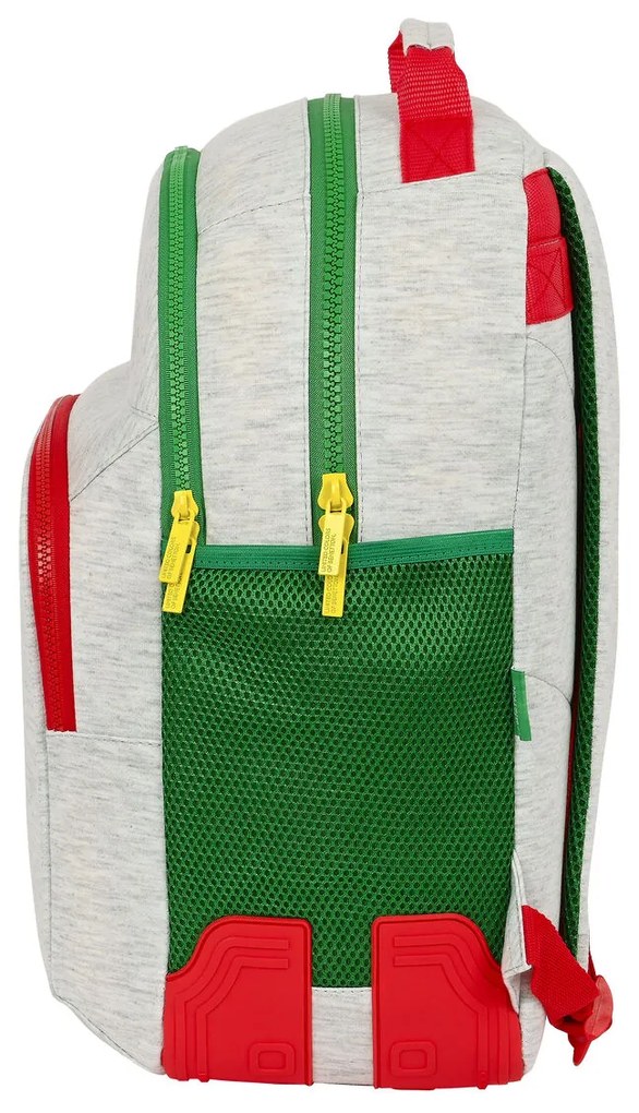 Σχολική Τσάντα Benetton Pop Γκρι (32 x 42 x 15 cm)
