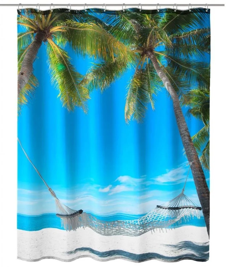 Κουρτίνα Μπάνιου Bahamas 7840 148 Multi Kleine Wolke 180Πx200Υ Πολυέστερ