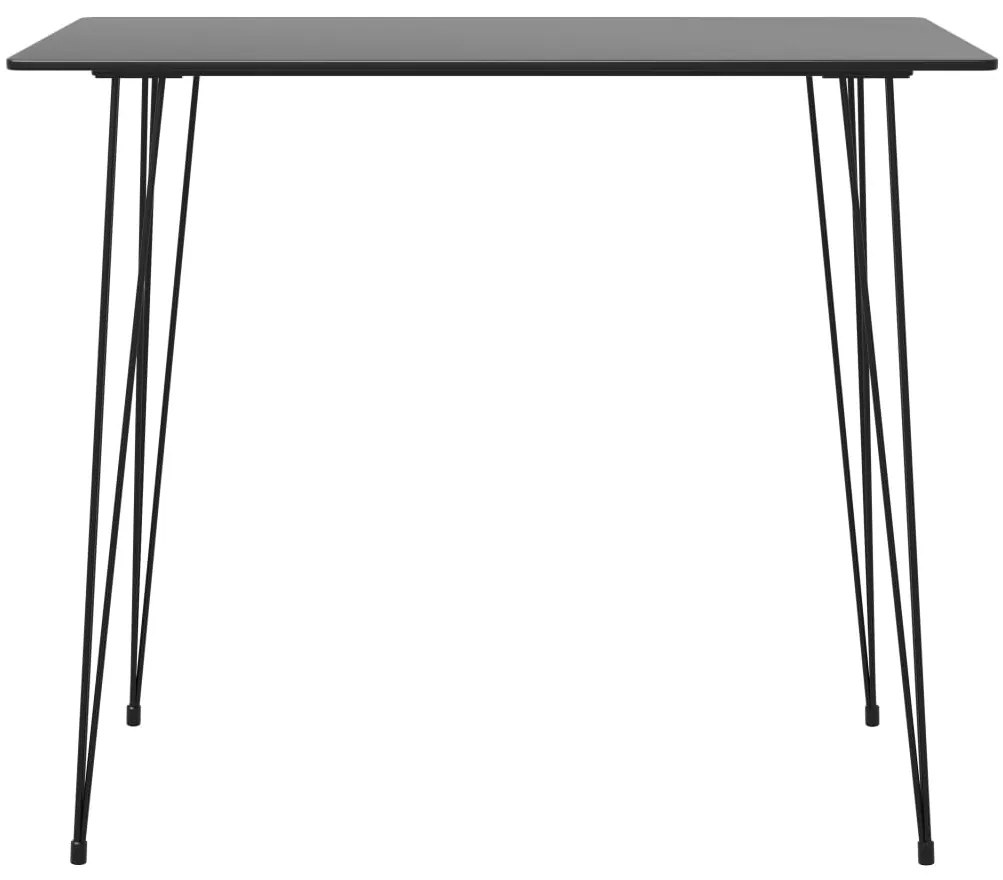 vidaXL Σετ Επίπλων Μπαρ 5 Τεμαχίων Μαύρο