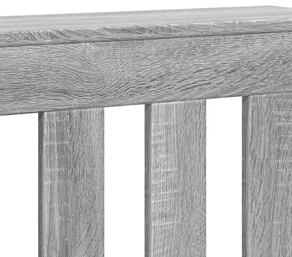 Κάλυμμα Καλοριφέρ Γκρι Sonoma 175x20x82 εκ Επεξεργασμένο Ξύλο 852758
