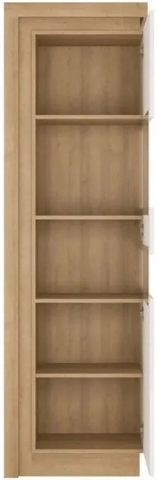 Βιτρίνα ψηλή Lynx 1D-Deksia-Fusiko-Leuko