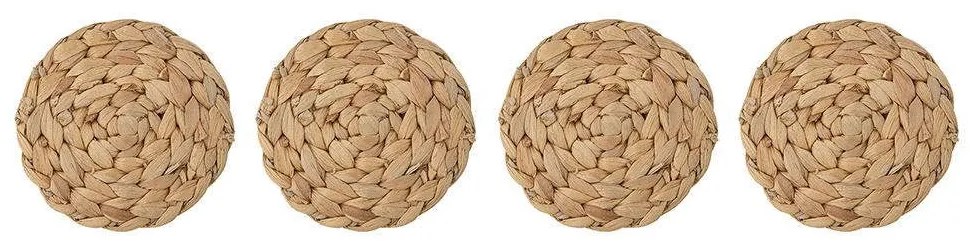Σουβέρ Sammi (Σετ 4Τμχ) 82055807 Φ10cm Natural Bloomingville Ψάθα
