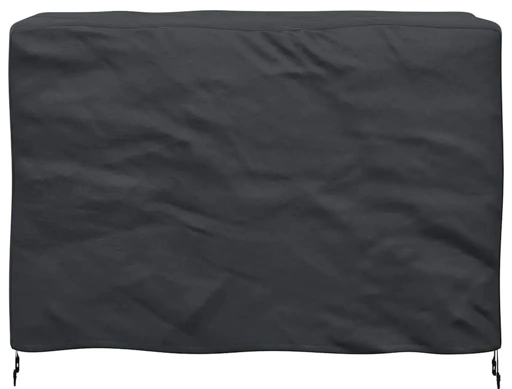 vidaXL Κάλυμμα επίπλων Μονόχρωμο Μαύρο 130 x 80 x 70 εκ. 420D