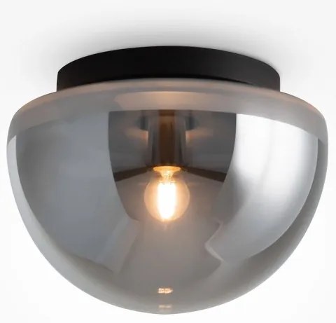 Πλαφονιέρα Φωτιστικό Οροφής 1xE27 Γυαλί Glassy Maytoni MOD270CL-01B Μαύρο
