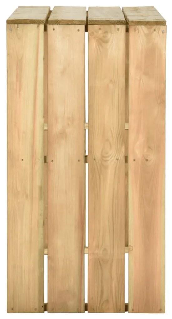 vidaXL Τραπέζι Μπαρ 100 x 60 x 110 εκ. από Εμποτισμένο Ξύλο Πεύκου