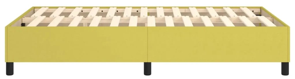 vidaXL Πλαίσιο Κρεβατιού Boxspring Πράσινο 120x200 εκ. Υφασμάτινο