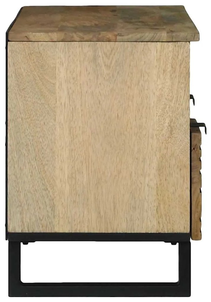 vidaXL Κάβα Τηλεόρασης Καφέ 100 x 33 x 46 εκ Μασίφ ξύλο μάνγκο