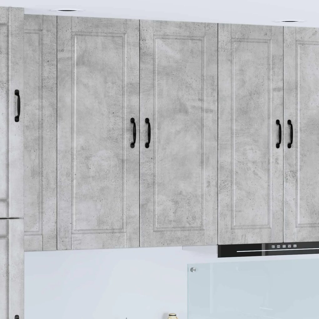 vidaXL Ντουλάπα Κουζίνας με ράφι Σκυρόδεμα Γκρι 40 x 31 x 100 εκ.
