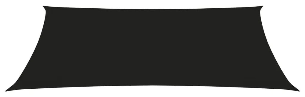 vidaXL Πανί Σκίασης Ορθογώνιο Μαύρο 2 x 4 μ. από Ύφασμα Oxford