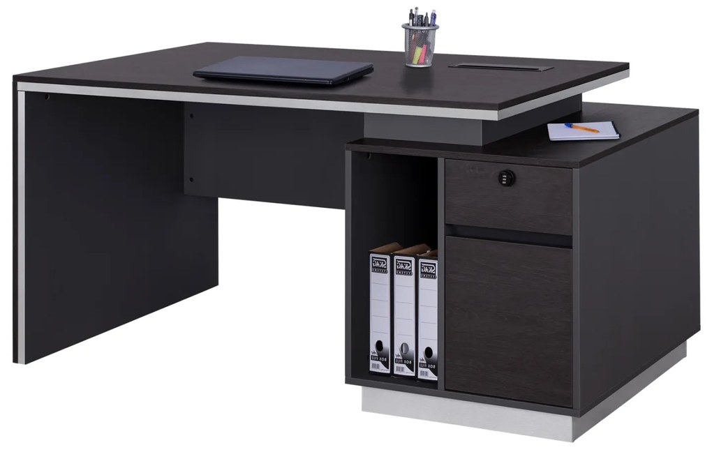 ΓΡΑΦΕΙΟ ΕΠΑΓΓΕΛΜΑΤΙΚΟ ΜΕ ΔΕΞΙΟ ΝΤΟΥΛΑΠΙ ROSEWOOD HM2113R 180X80X76Υ εκ. (1 Τεμμάχια)