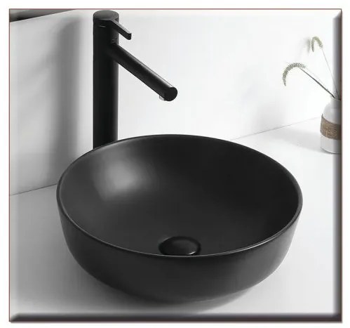GL SOLANTE-3 420*420*140 ΝΙΠΤΗΡΑΣ ΜΑΤΤ BLACK 81-8428