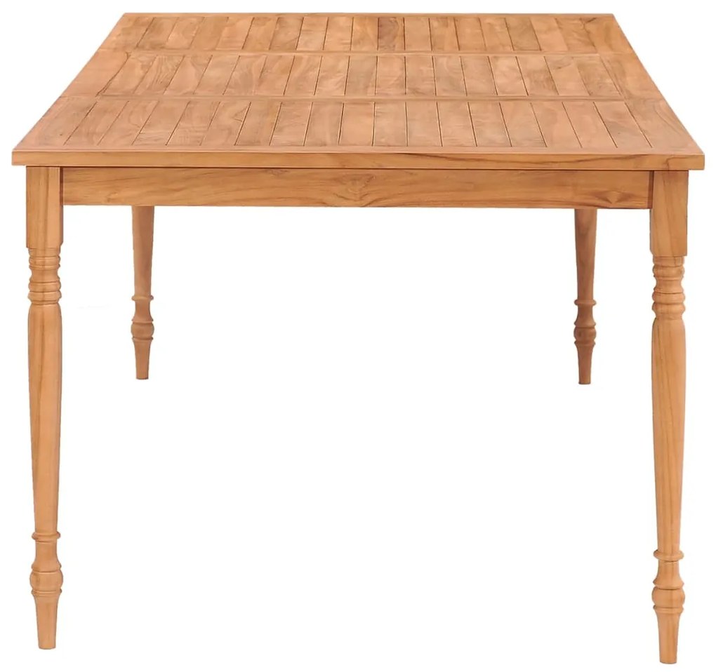 vidaXL Τραπέζι Batavia 200 x 100 x 75 εκ. από Μασίφ Ξύλο Teak