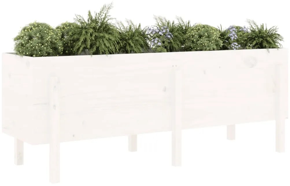 vidaXL Ζαρντινιέρα Υπερυψωμένη 160 x 50 x 57 εκ. από Μασίφ Ξύλο Πεύκου