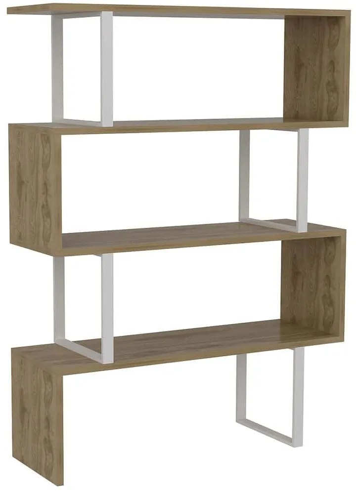 Βιβλιοθήκη Adriana 875ZNA3620 91,5x29,5x124,5cm White-Oak