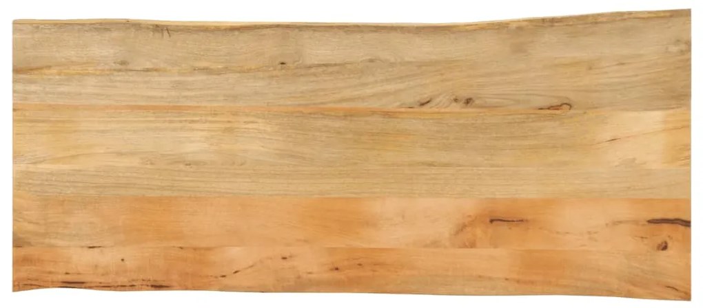 vidaXL Επιφάνεια Τραπεζιού 140x60x3,8 εκ. Live Edge Μασίφ Ξύλο Μάνγκο