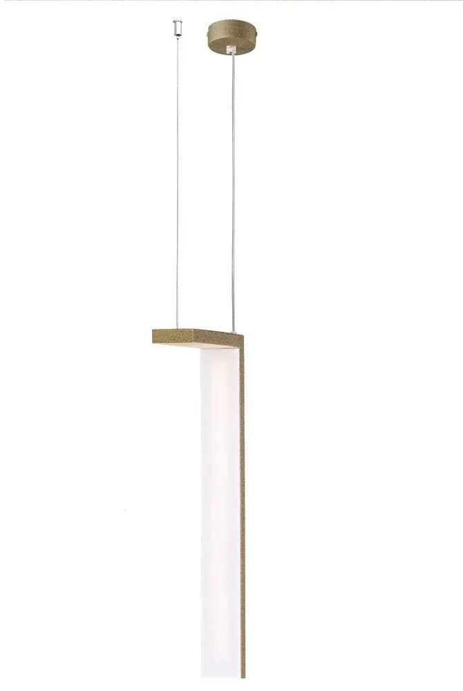 Φωτιστικό Οροφής Κρεμαστό 01380-03 6W LED 3000K 480Lm Oxidized Gold Luma