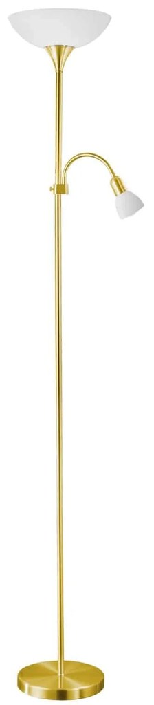 Φωτιστικό Δαπέδου Up 2 82843 Gold Eglo Steel,Glass