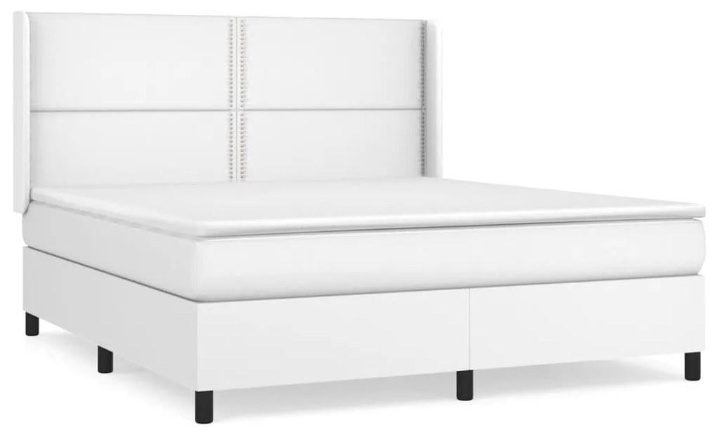 ΚΡΕΒΑΤΙ BOXSPRING ΜΕ ΣΤΡΩΜΑ ΛΕΥΚΟ 160X200ΕΚ.ΑΠΟ ΣΥΝΘΕΤΙΚΟ ΔΕΡΜΑ 3132448