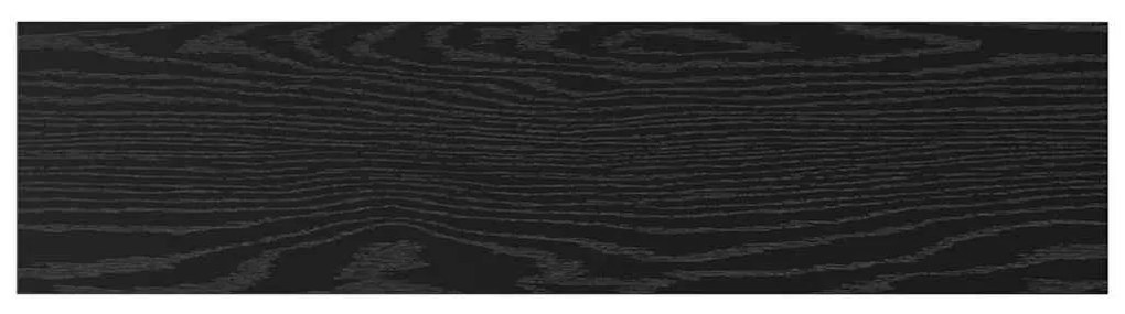 vidaXL Ράφι Βιβλίων 4 pcs Μαύρο 80 x 20 x 1,5 cm Επεξεργασμένο ξύλο