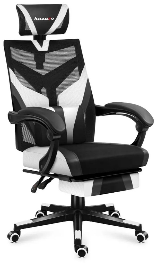 Καρέκλα Παιχνιδιού Huzaro HZ-Combat 5.0 White Λευκό Μαύρο