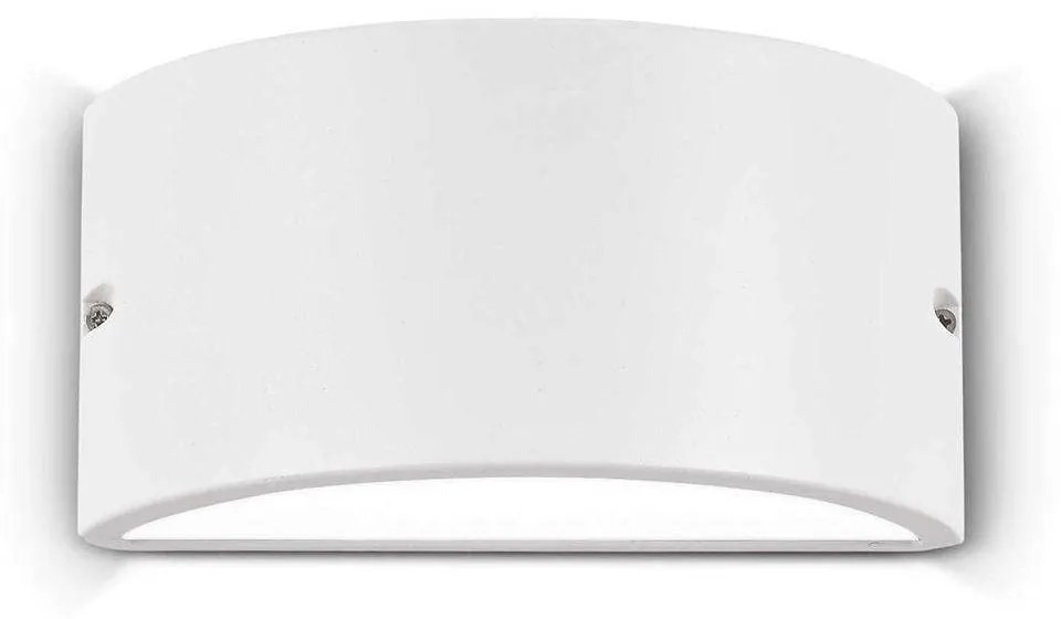 Φωτιστικό Τοίχου-Απλίκα Rex-2 092416 25x12x13cm 1xE27 60W IP44 White Ideal Lux