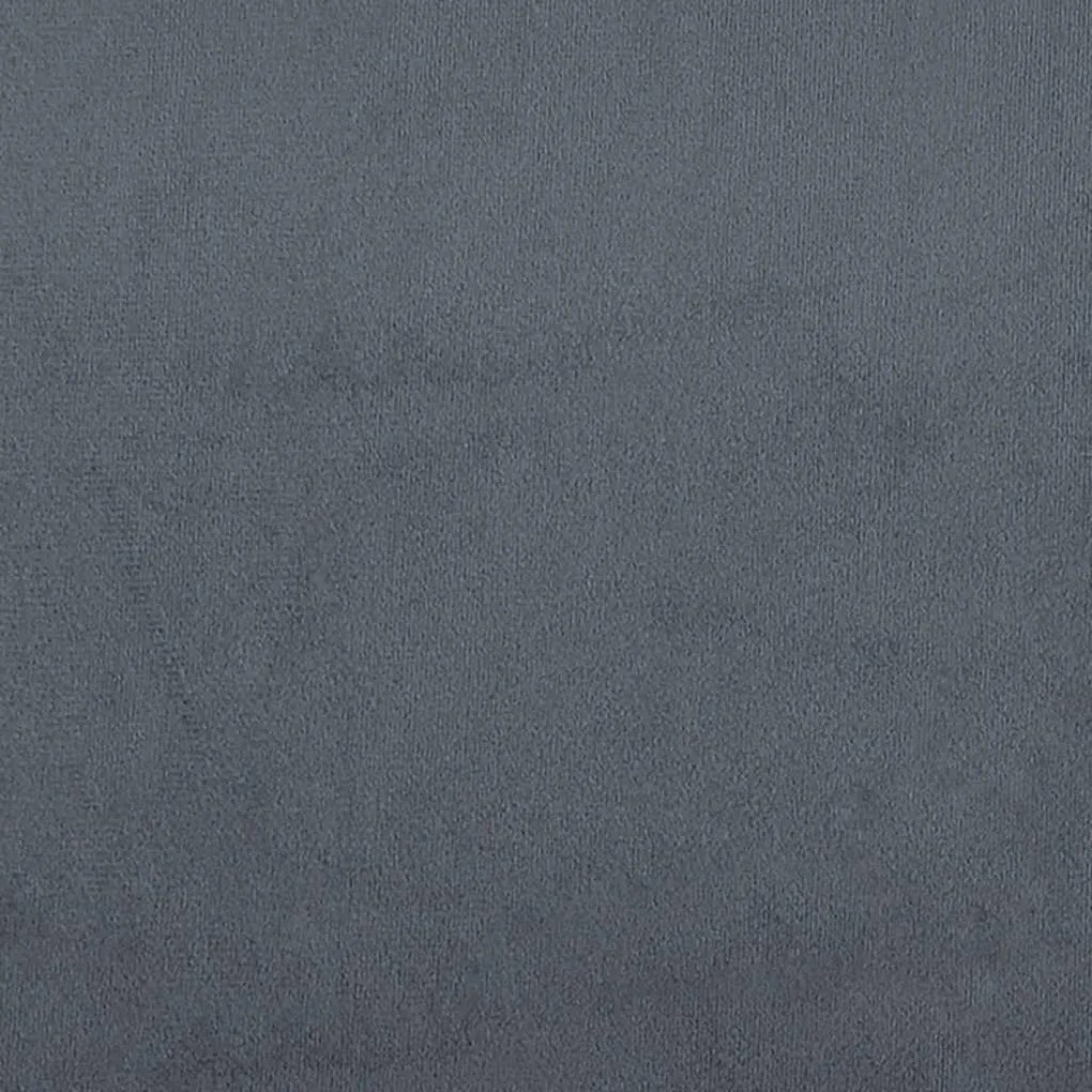 Καρέκλα χαλάρωσης Σκούρο Γκρι 64x74x84 cm Βελούδο - Γκρι