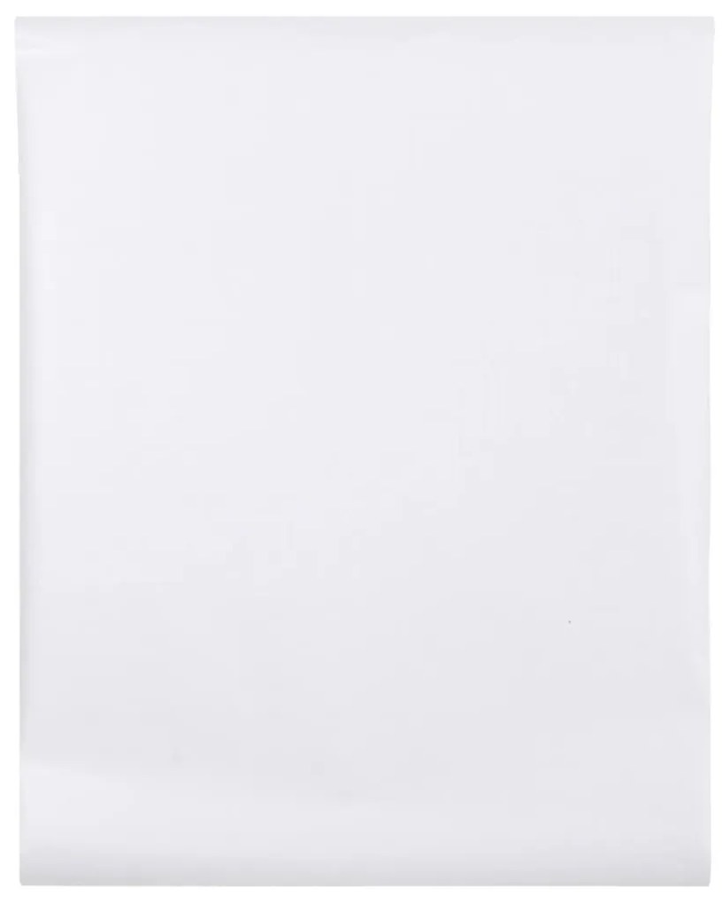 vidaXL Μεμβράνη Παραθύρου Ματ Λευκό 45x500 εκ. PVC