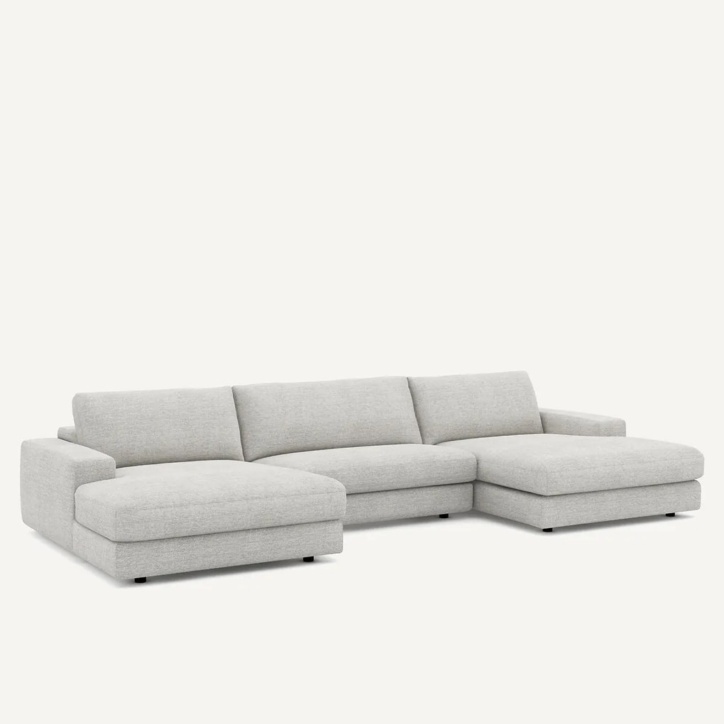 Καναπές 5 θέσεων από λινό ύφασμα, Skander