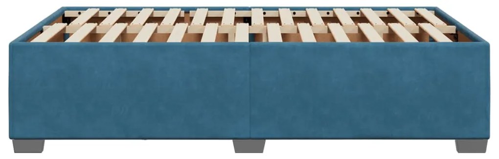 vidaXL Πλαίσιο Κρεβατιού Μπλε 120 x 200 εκ. Βελούδινο