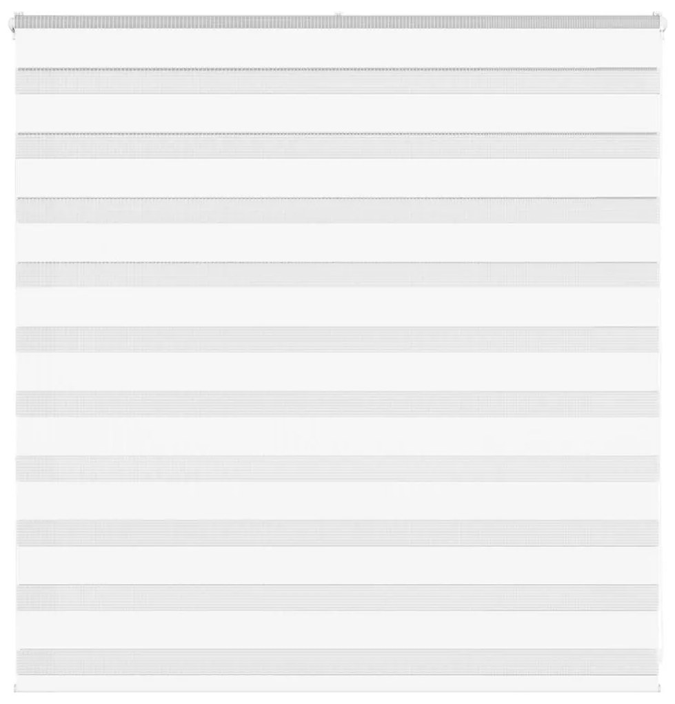 vidaXL Ζέβρα τυφλή Λευκό Πλάτος υφάσματος 135,9 εκ. Πολυεστέρας