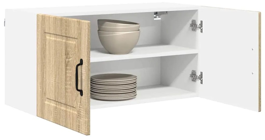 vidaXL Ντουλάπα Κουζίνας με ράφι Επιτοίχιο Δρύς Sonoma 80 x 31 x 40 εκ