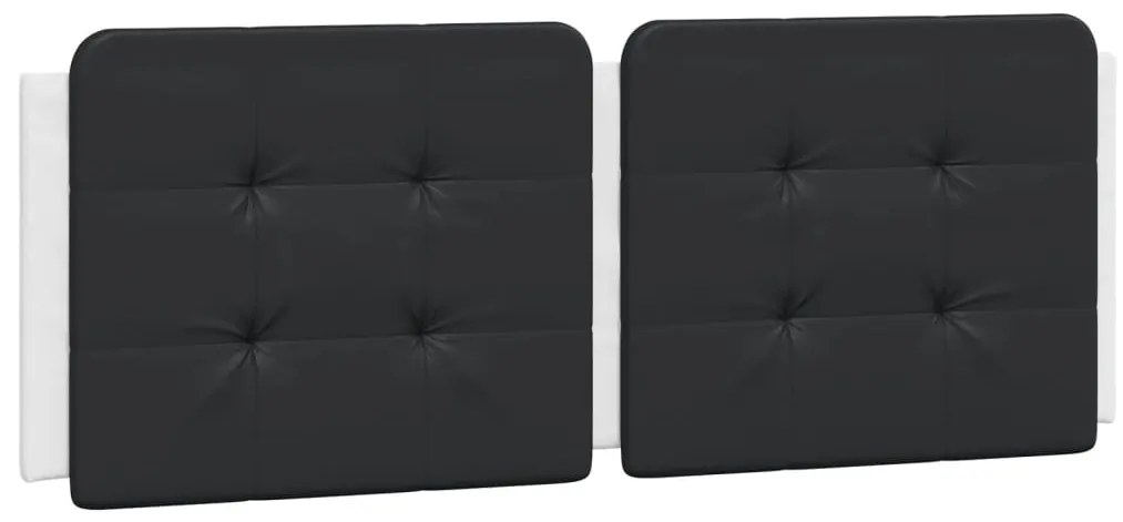 vidaXL Πλαίσιο Κρεβατιού με LED Χωρίς Στρώμα Zadar Λευκό/Μαύρο 120x200εκ.