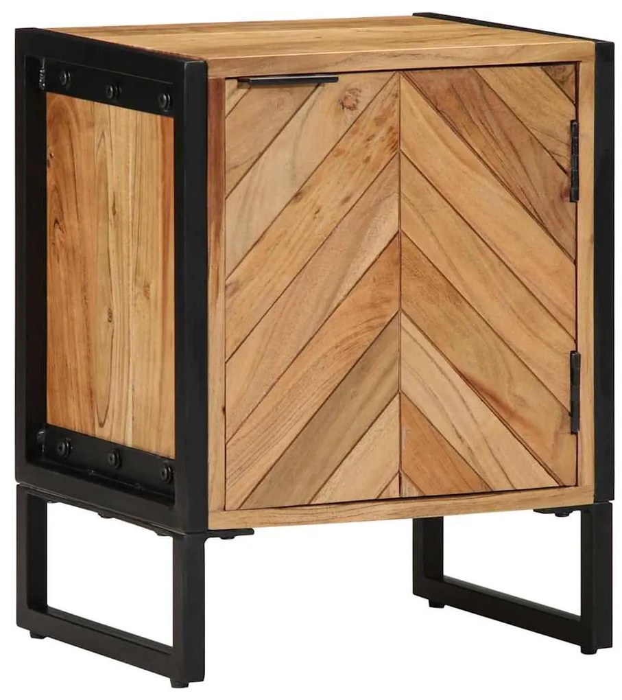 vidaXL Κομοδίνο Καφέ 40 x 30 x 50 cm Μασίφ ξύλο ακακίας