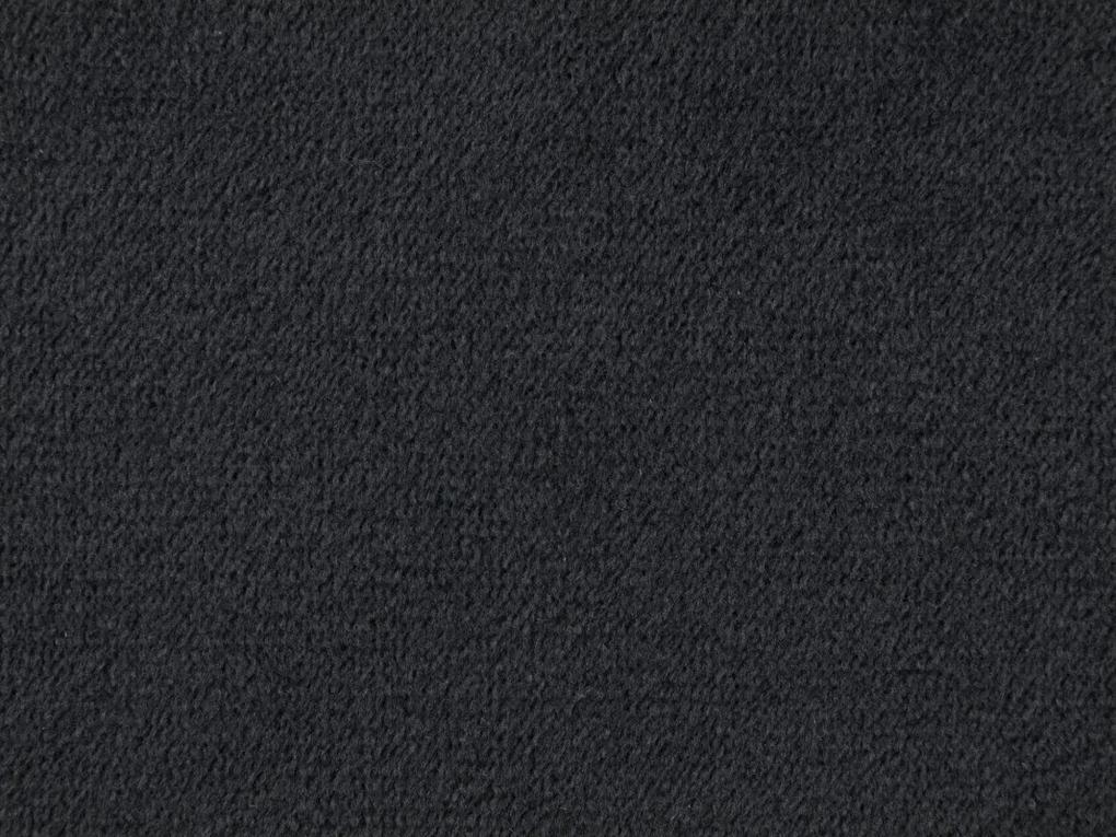 Καναπές Augusta A102, Αριθμός θέσεων: 3, Μαύρο, 200x77x77cm, Ταπισερί, Πόδια: Ξύλο | Epipla1.gr
