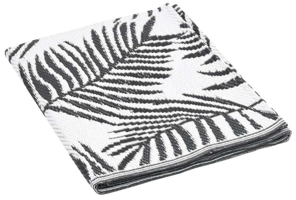 vidaXL Χαλί εξωτερικού χώρου ARAKIL Μαύρο 140x200 cm PP