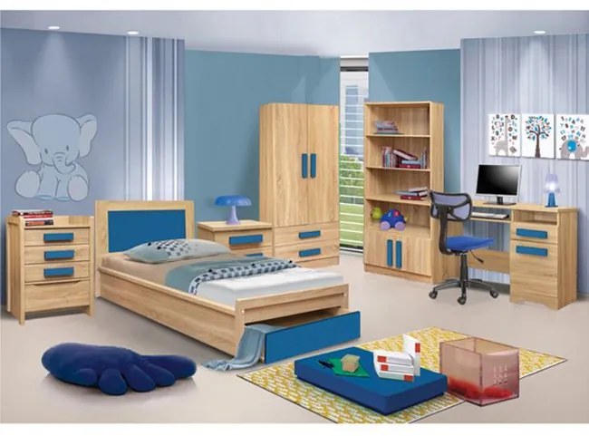 ΝΤΟΥΛΑΠΑ 2ΦΥΛΛΗ PLAYROOM SONAMA-ΣΙΕΛ HM335+HM336.01 80X50X180εκ. (1 Τεμμάχια)