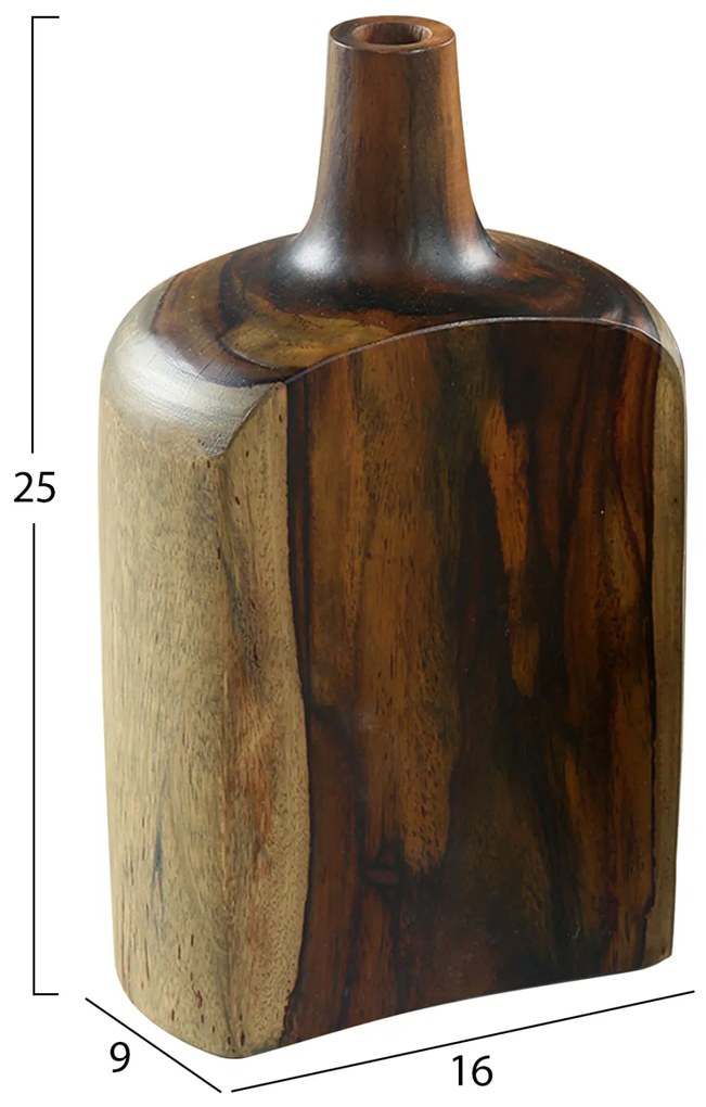 ΔΙΑΚΟΣΜΗΤΙΚA ΜΠΟΥΚΑΛΙΑ ΣΕΤ 3ΤΜΧ HM7716 ΑΠΟ ΜΑΣΙΦ ΞΥΛΟ ΤEAK ΚΑΡΥΔΙ