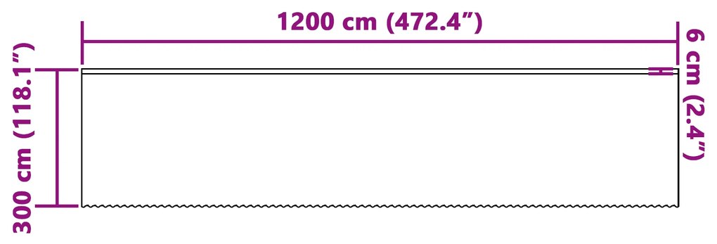 vidaXL Κουρτίνες με κουρτίνες Floral Λευκό Πολυεστέρας