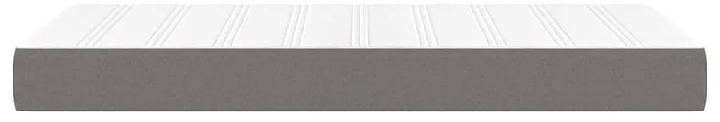 vidaXL Στρώμα με Pocket Springs Σκούρο Γκρι 120x190x20 εκ. Υφασμάτινο