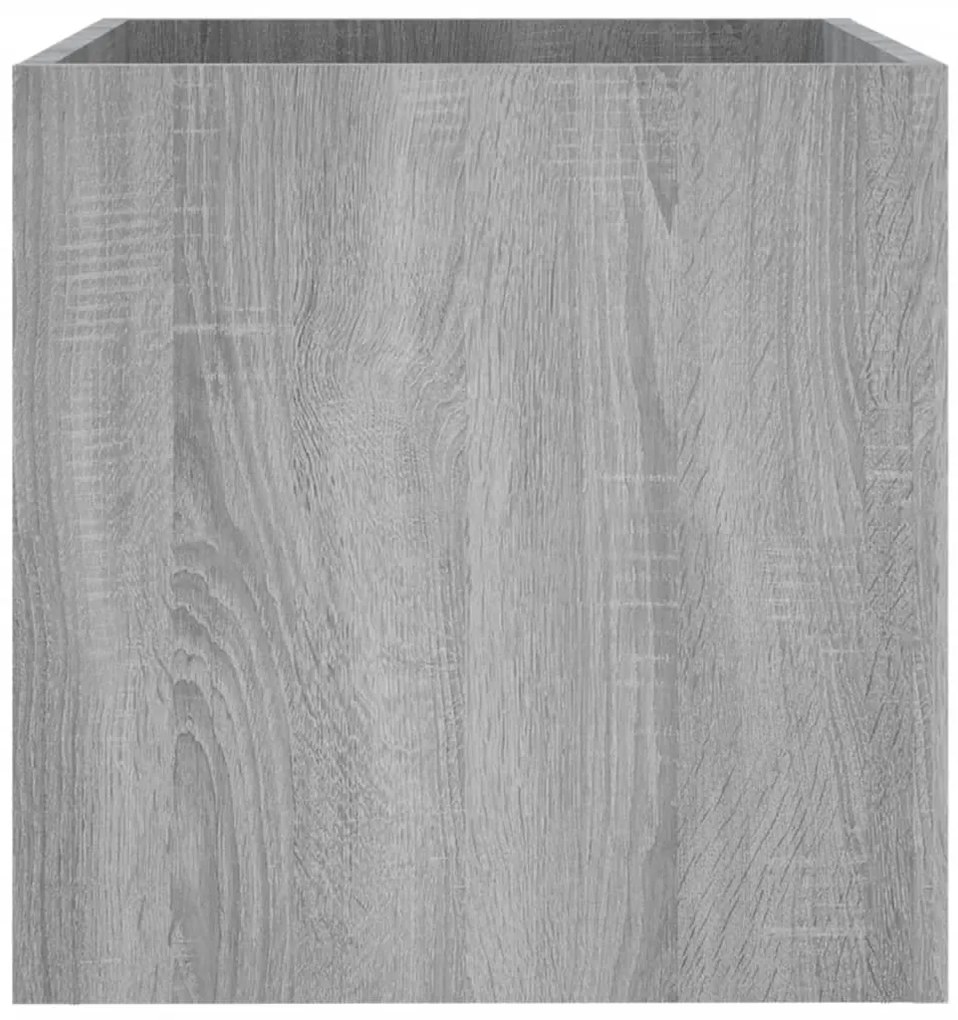 vidaXL Ζαρντινιέρα Γκρι sonoma 40 x 40 x 40 εκ. από Επεξεργασμένο Ξύλο
